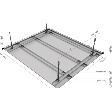 product name Rigips  - Kleiderbügel. Anschlüsse. Stangen für CD 60 0,77 €